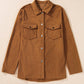 Dear Lover - Textured Flap Pocket Shacket