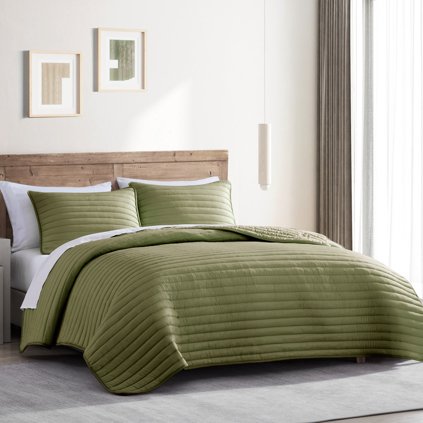 Excursion Full/Queen Puffer-Quilt Comforter Set