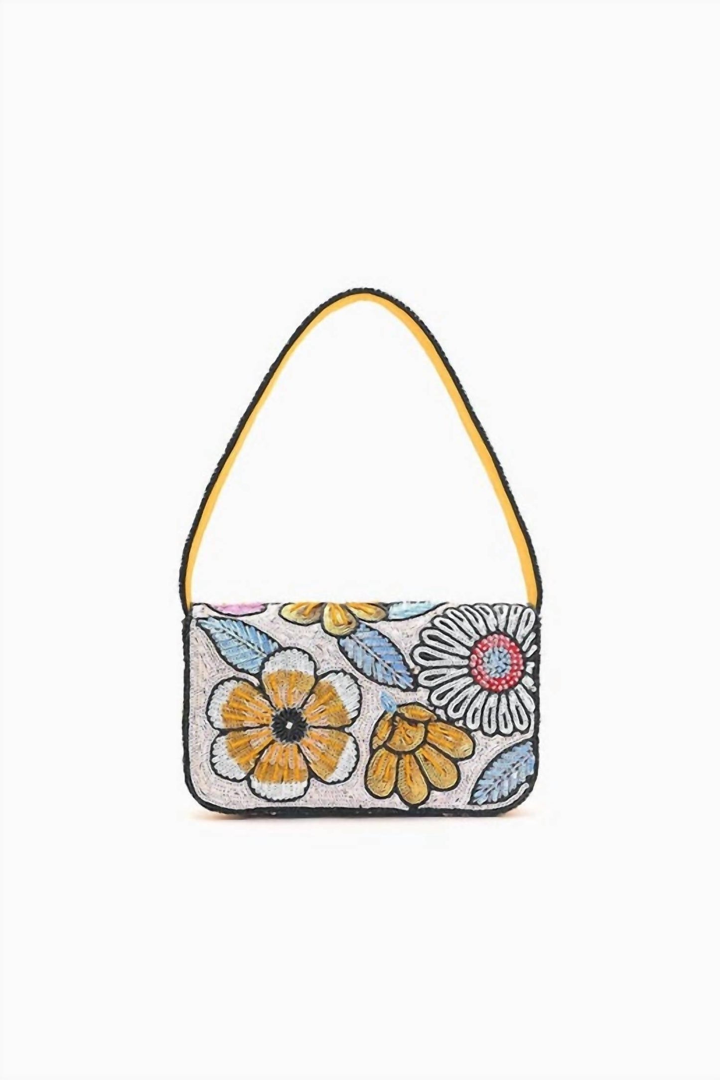 America & Beyond - Women's Daisy Daydream Embellished Shoulder Bag