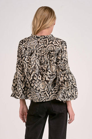 Elan - Bubble Sleeve Blouse
