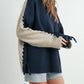 Buttermelon - Cate Tie Sleeve Pullover Sweater