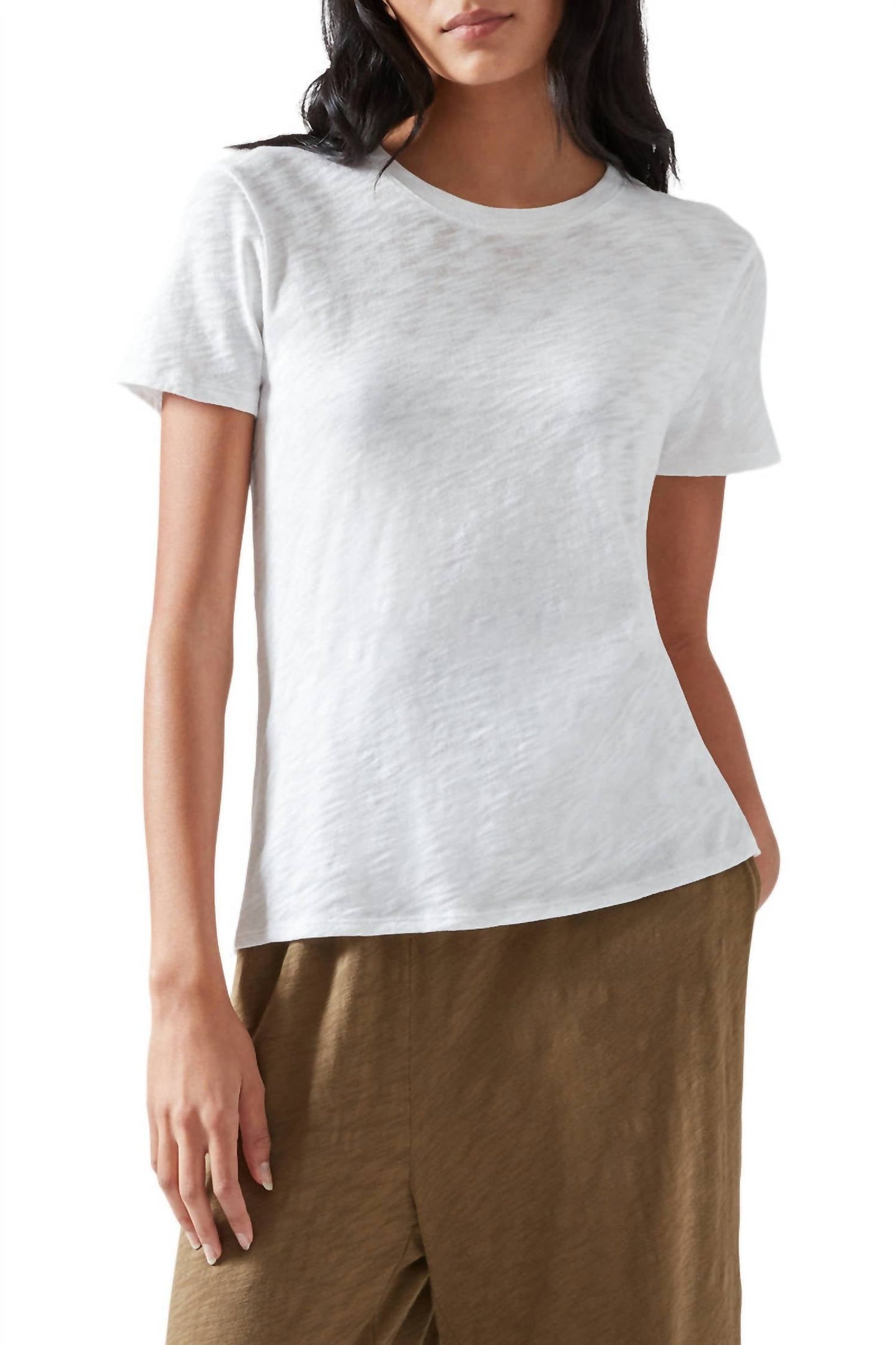 Atm - Slub Jersey Schoolboy Crew Neck Tee