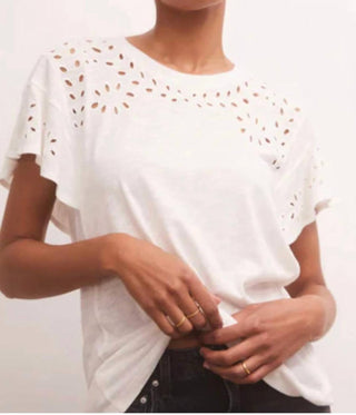 Z Supply - Blusa bordada Alanis