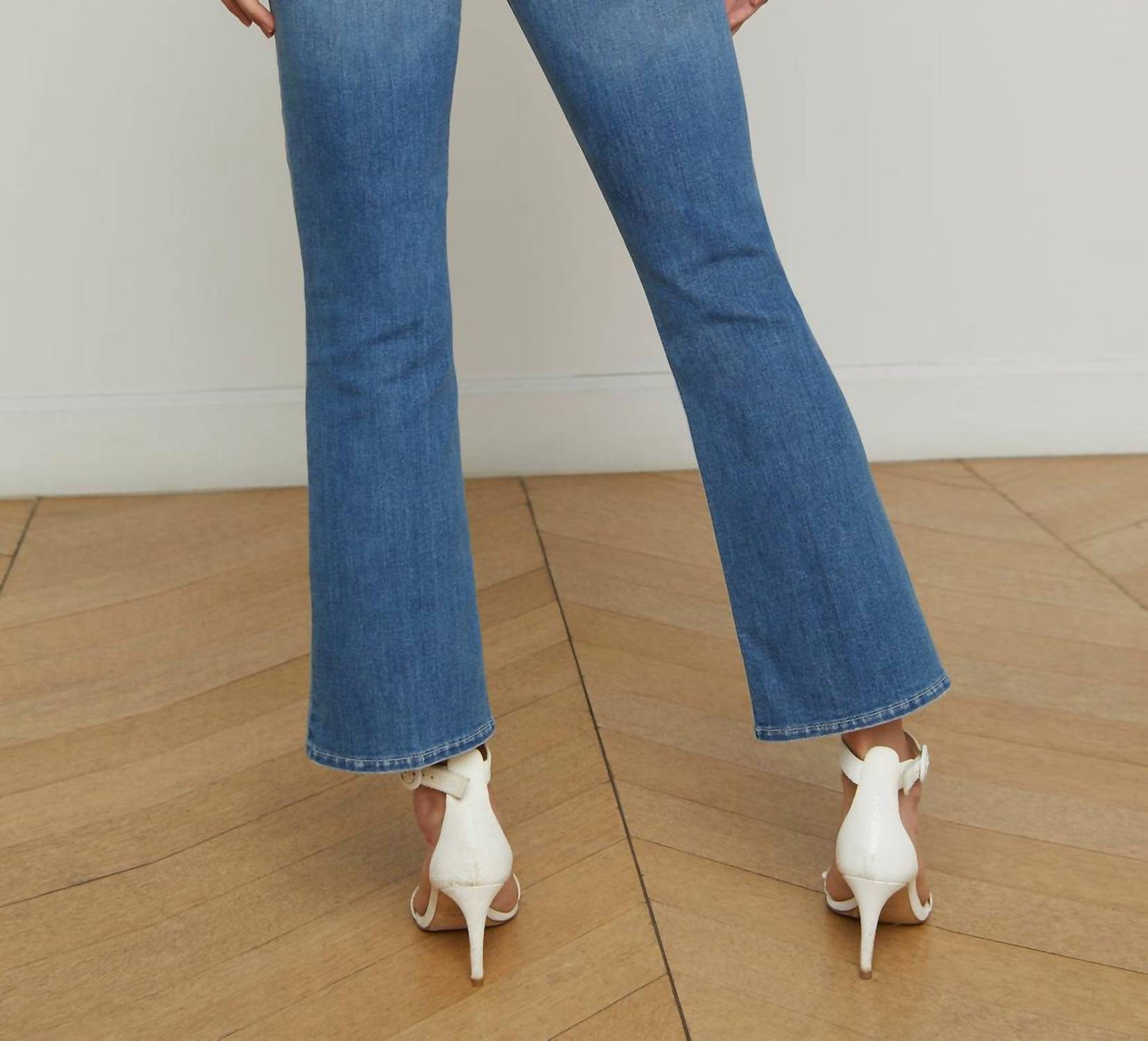 L'Agence - High Rise Crop Micro Boot Jean