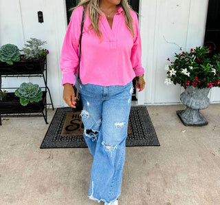 Blakely - Rowan Raw Hem Hoodie