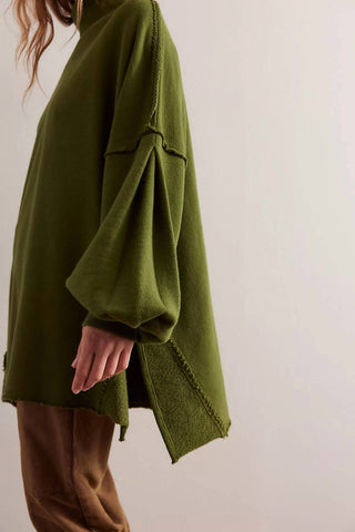 Free People - Wonderful Pullover Mock Neck Sweater