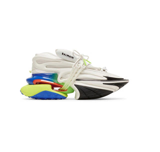 Balmain - Men's Unicorn Low-top Neoprene & Leather Chunky Sneakers