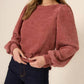 Project Social T - Just Because Chenille Longsleeve