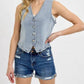 Risen - V-neck Button Down Vest