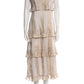 Oliphant - Tie Strap Ruffle Midi Dress