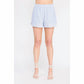 Allie Rose - Pinstripe Linen Shorts