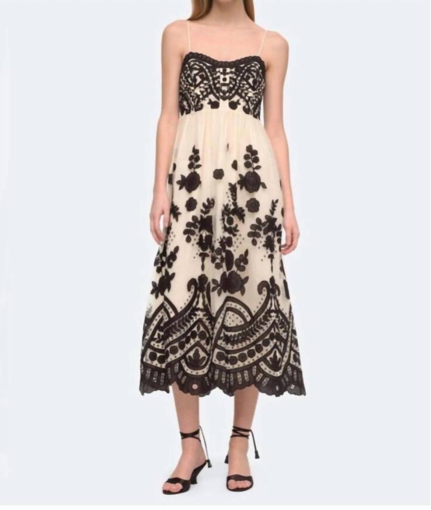 Sea - Joelle Appliqué Slip Dress