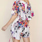 Umgee - Floral Off Shoulder Romper