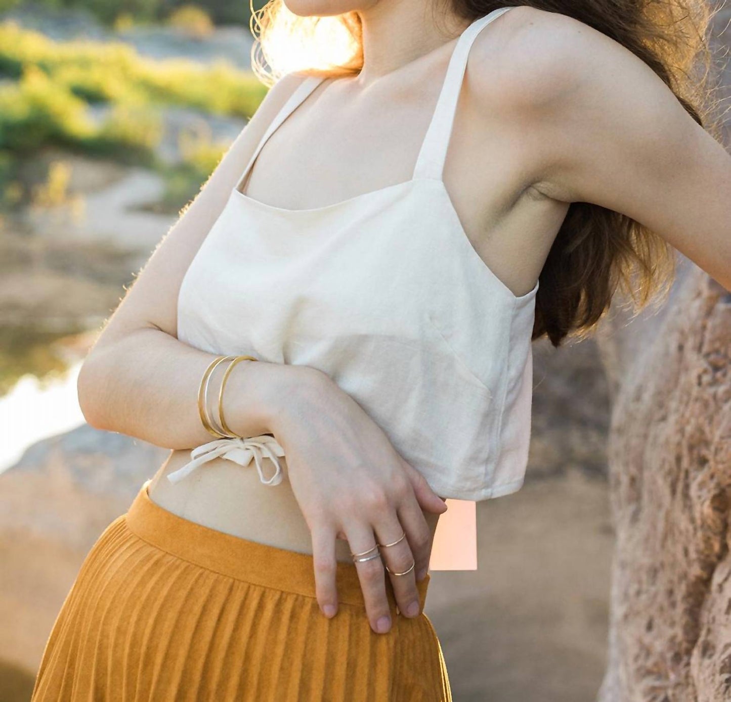 Mckinley Mizar - Women's Thin Forged Cuff Bracelet