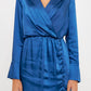 Endless Rose - Long Sleeve Satin Dress