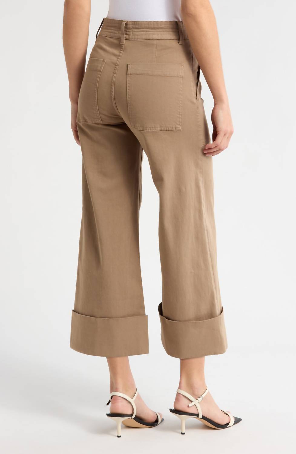 Pistola - Maya Cuffed Hem Wide Leg Pants