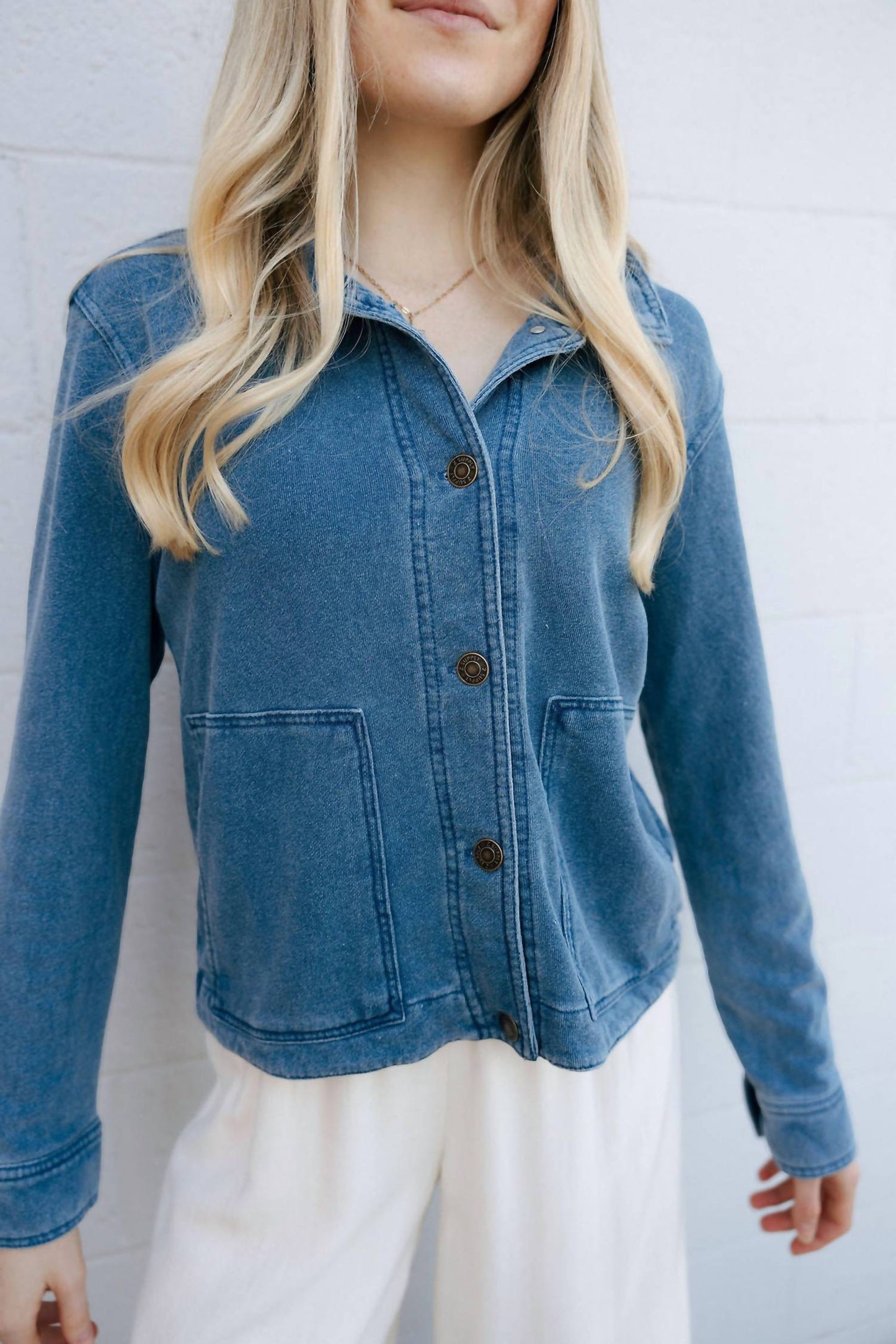 Z Supply - Bel Air Knit Denim Jacket