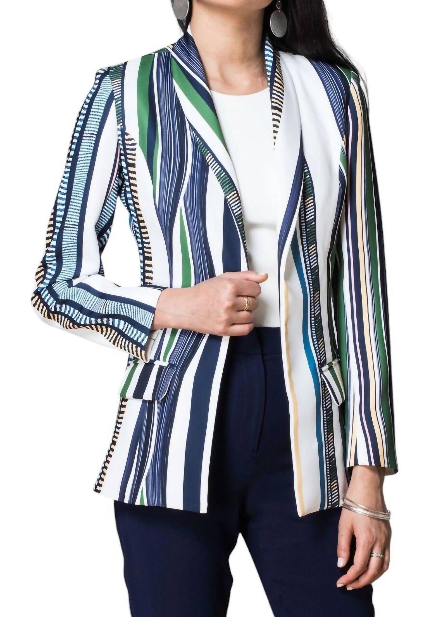 Sachin & Babi - Uva Colored Striped Blazer