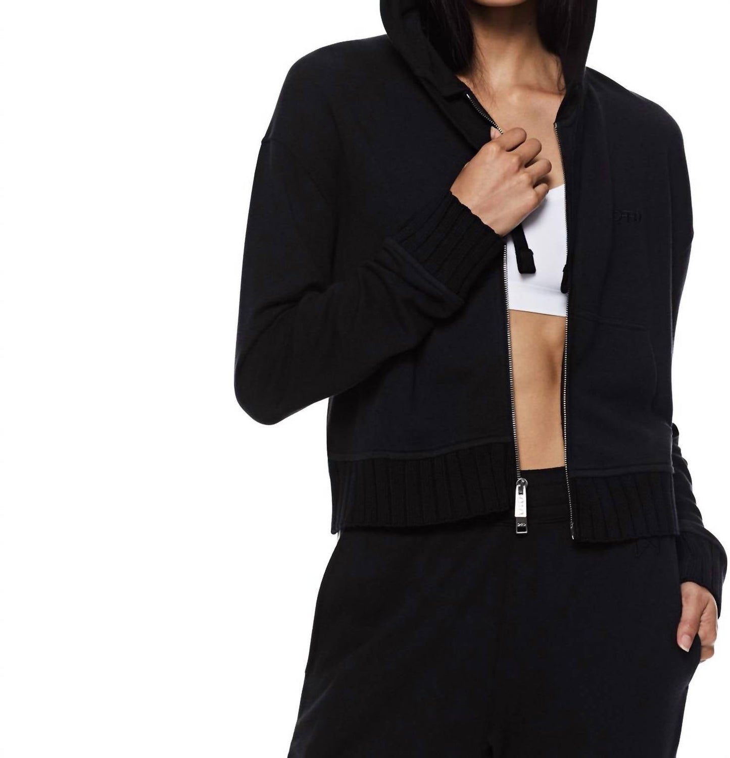 On This Day - Cropped Zip Hoodie