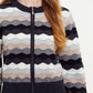 &Isla - Saskia Wave Zipped Bomber Jacket