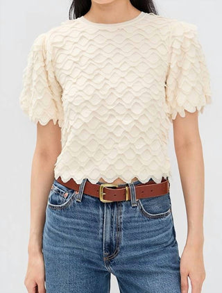 Ulla Johnson - Blusa de manga curta Ophelia