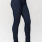 Judy Blue - Tummy Control Raw Hem Skinny Jean