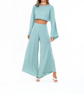 Soah - Blusa curta Clear Skies feminina