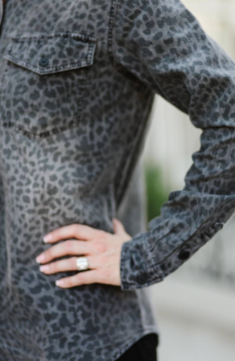 Sanctuary - Boyfriend Forever Leopard Shirt