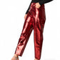 Buddylove - Travolta High-Rise Metallic Pants