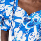 Cleobella - Rayna Floral Print Puff Sleeve Crop Top