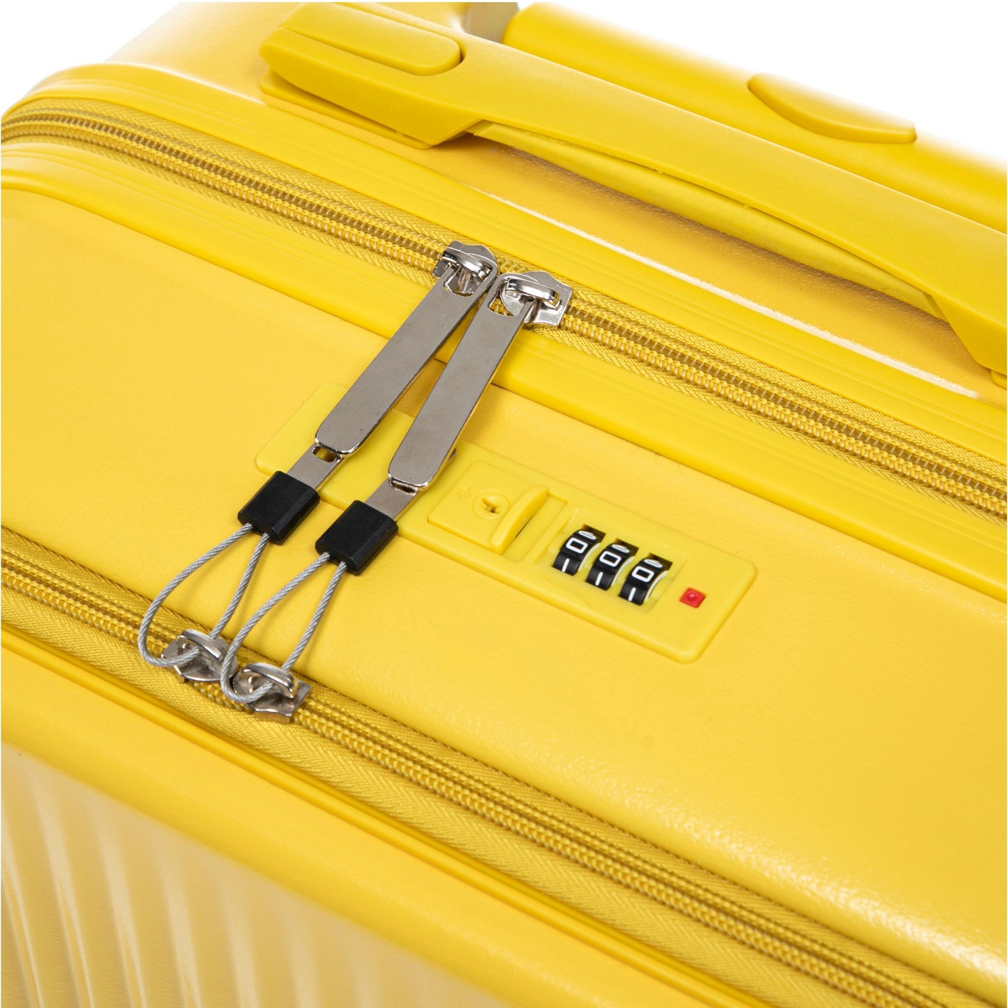 14'/20' 2-Piece ABS Spinner Wheel Luggage Set with Combination Lock