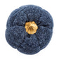 Set of 3 Plush Fabric Pumpkins in Brown