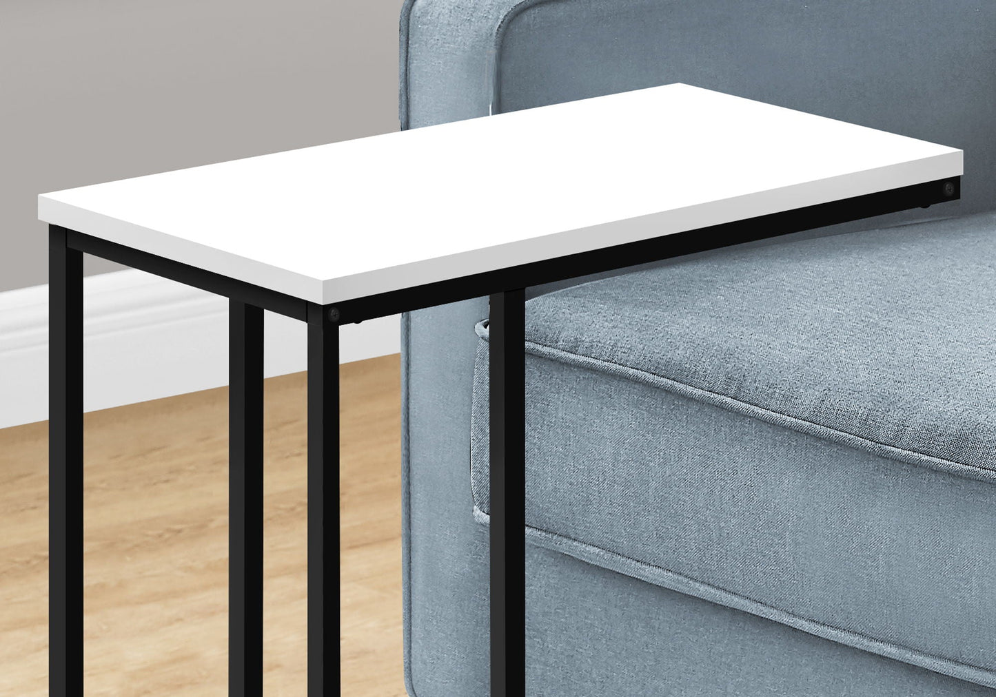 Accent Table, C-Shaped, Space-Saving Functionality