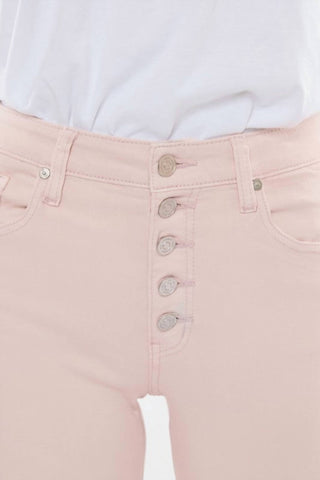 Kancan - Calça Jeans Flare de Cintura Alta Feminina