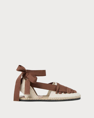 Loeffler Randall - Women's Wilson Flat Ankle Wrap Espadrille