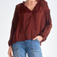 Elan - Brick Heather Top