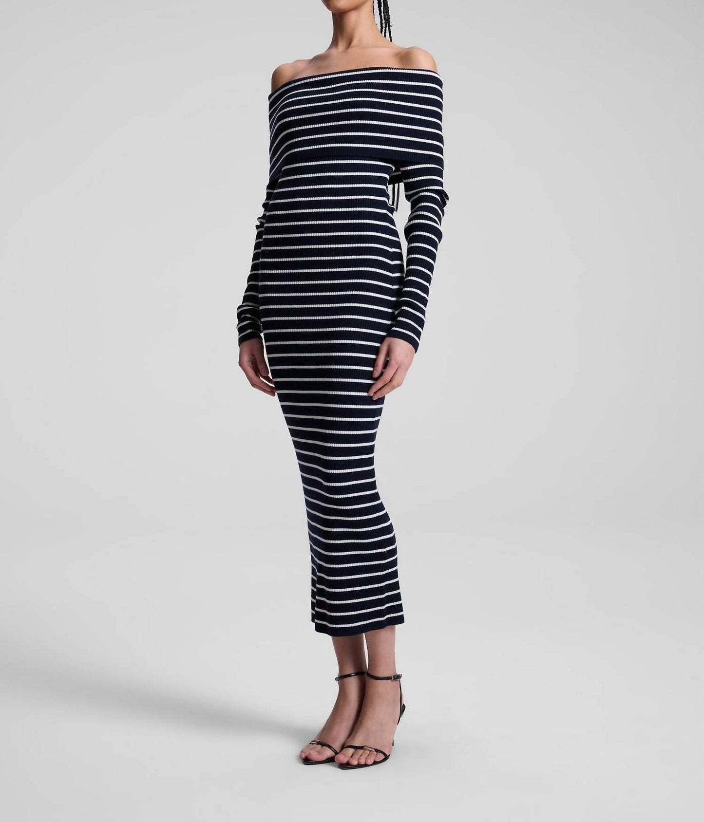 A.L.C. - Evelyn Merino Off Duf Shoulder Midi Dress