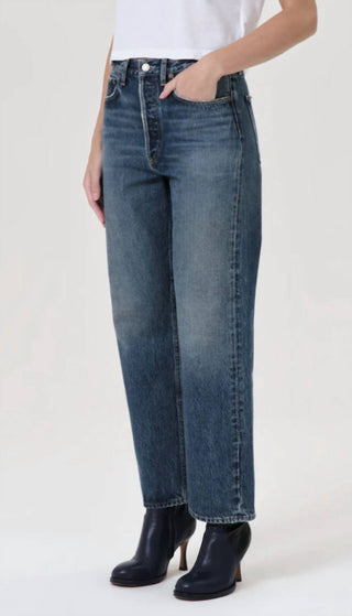 Agolde - 90's Mid Rise Loose Fit Straight Leg Jeans