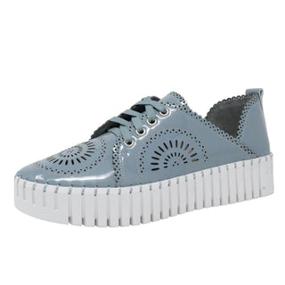 Django &amp; Juliette - Sapato Feminino Bafia Denim em Couro Envernizado
