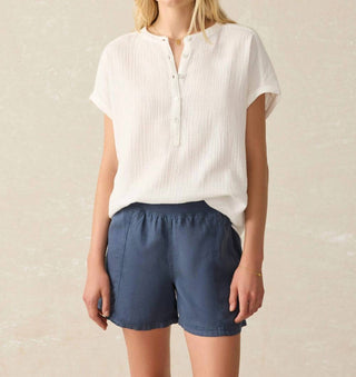 Faherty - Blusa Desmond Dream Cotton Gaze
