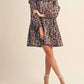 &Merci - Ruffle Trim Button Down Mini Dress