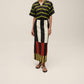 Cala De La Cruz - Manaos Button Front Stripe Top