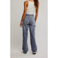Free People - Aster High Rise Straight Leg Jeans