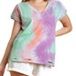 Umgee - Distressed Tie Dye Top