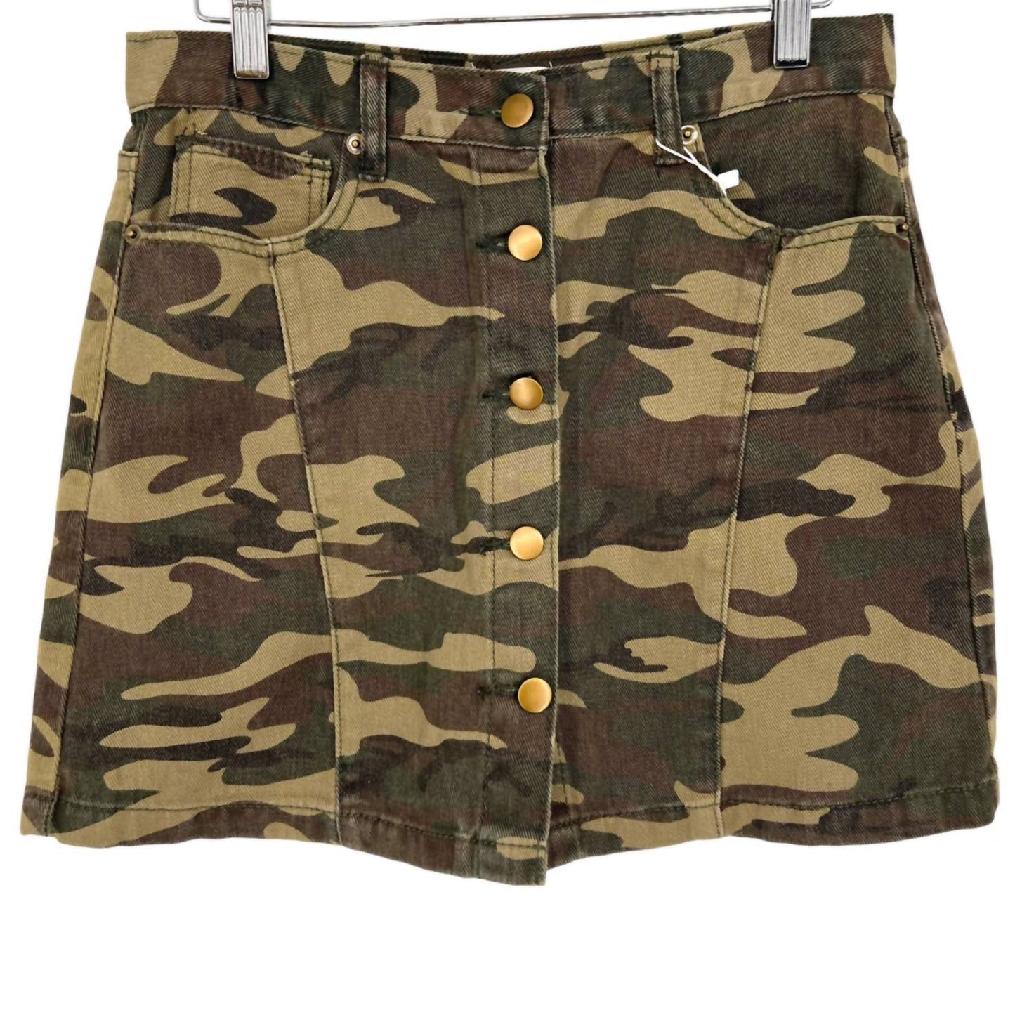 O & O Denimwear - Women's Camouflage Mini Skrt