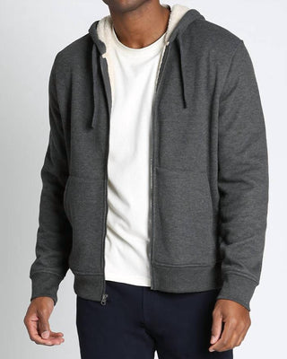 Jachs New York - Moletom com capuz waffle com forro de sherpa