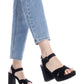 Xti - Women's Heeled Leather Sandals