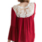 Entro - Bell Sleeve Crochet Top