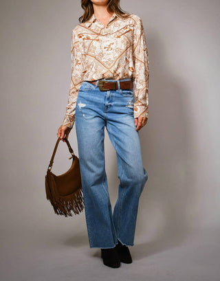 Blue B - Western Button-up Shirt