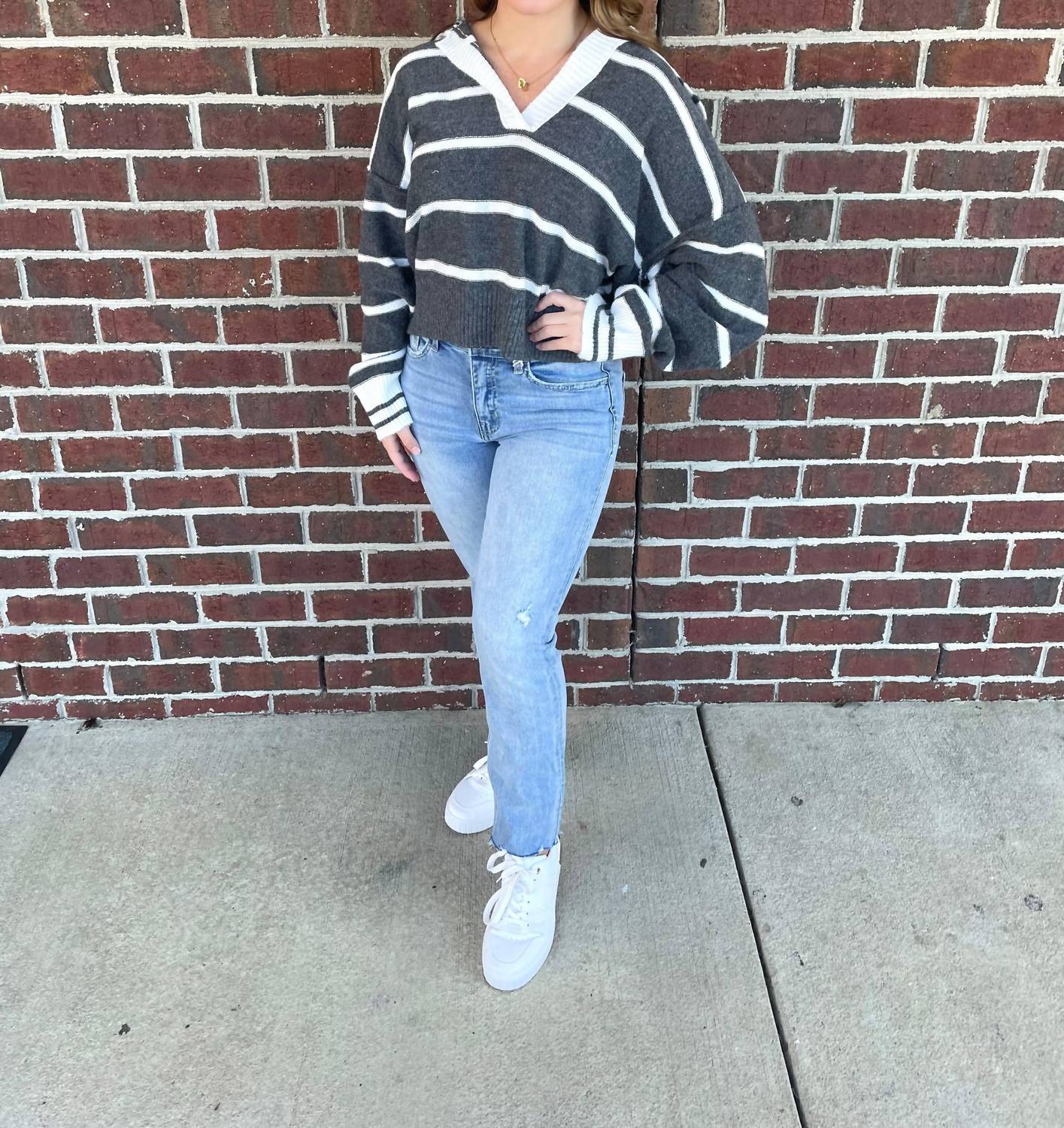 Beeson River - Chelsea Stripe Pullover Top